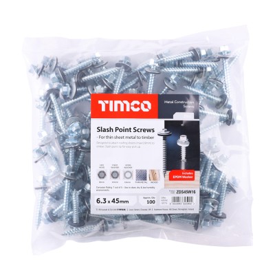 Hex Screw W16 Slash Zinc
