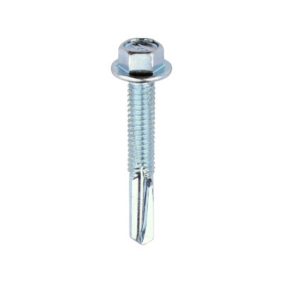 Hex Screw S/DRILL No5 Zinc