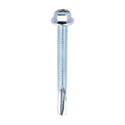 Hex Screw S/DRILL No5 Zinc